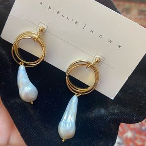 A.B. Ellie Infinity Baroque Drop earrings